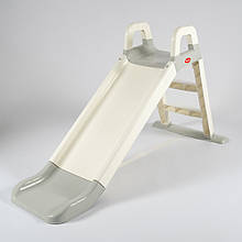 Дитяча гірка пластикова переносна, Україна молочно-сіра