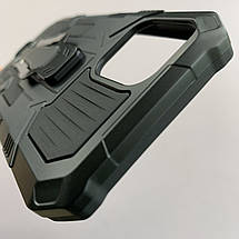 Чохол для iPhone 11 Pro броньований чохол із затискачем на телефон айфон 11 про чорний u7e, фото 2