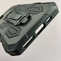 Чохол для iPhone 11 Pro броньований чохол із затискачем на телефон айфон 11 про чорний u7e, фото 3