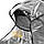 Дощовик на коляску Cybex Сайбекс З великим віконцем для люльки, фото 3