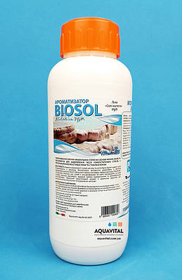 Парфумована вода мінералізована Biosol морська хвиля, аромат для басейну або SPA, 1 літр