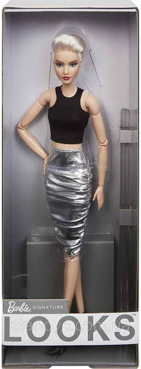 Колекційна Лялька барбі Лукс Андра з піксі Barbie Signature Looks Andra Original, Blonde Pixie Cut #8