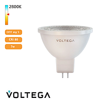 Лампочка Voltega LED софіт 7W 550Lm 2800К MR16 230V GU5.3 кут 38 град