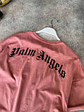 Чоловіча футболка Palm Angels M772 жовтогаряча, фото 3