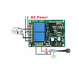 2-канальне бездротове реле 220 В для дому 433M БЕЗ ПУЛЬТА, фото 6
