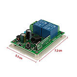 2-канальне бездротове реле 220 В для дому 433M БЕЗ ПУЛЬТА, фото 4