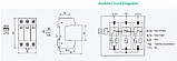 Обмежувач перенапруги (ПЗІП) Suntree SUP2H1-PV 1000VDC 3P, фото 5