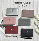 Гаманець жіночий 16*9 см на блискавці з петелькою в різних кольорах Nina, фото 2