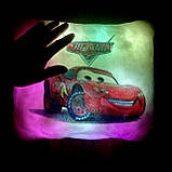 Подушка-нічник Тачки — світильник подушка із зображенням Маквін, іграшка Маквін Тачки, фото 5