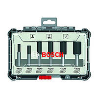 Набор пазовых фрез Bosch 2607017466 8 мм 6 шт
