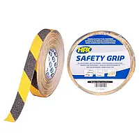 Самоклеющаяся лента против скольжения HPX SAFETY GRIP 25 мм х 18 м, Черно-желтый