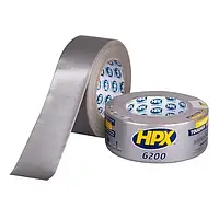 Лента армированная CLOTH TAPE HPX 6200 - односторонняя 48мм х 25м, Серебро