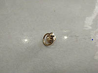 Кобурной винт с кольцом золото 10мм диаметр кольца