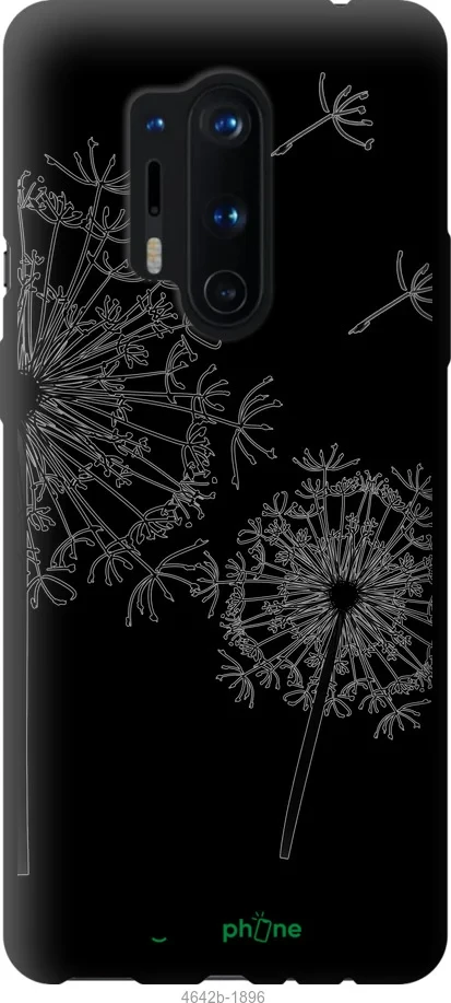 Чохол на OnePlus 8 Pro Кульбабі "4642b-1896-1852"