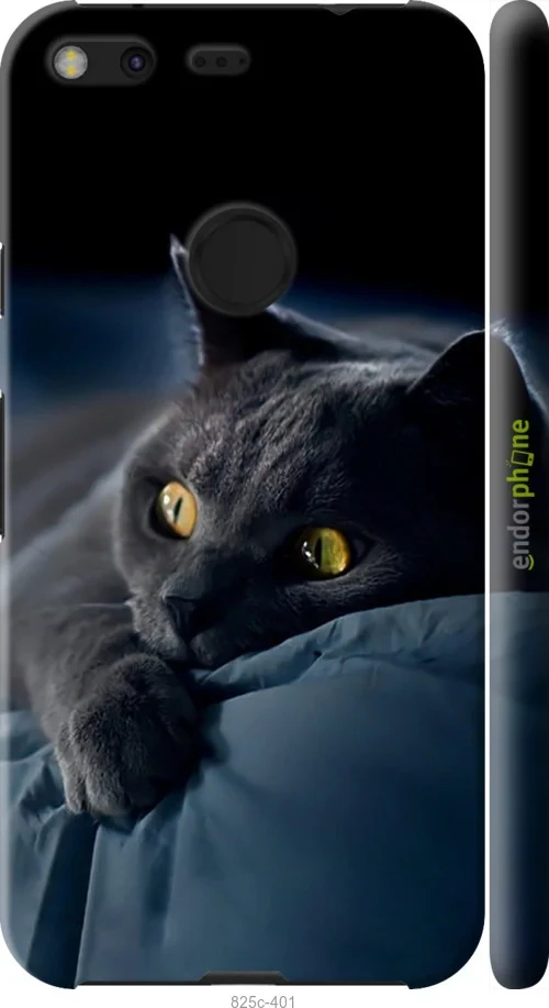 Чохол на Google Pixel XL Димчастий кіт "825m-401-1852"