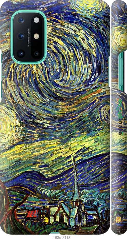 Чохол на OnePlus 8T Вінсент Ван Гог. Зоряна ніч "163m-2113-1852"