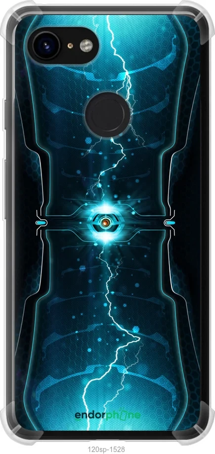Чохол на Google Pixel 3 Блискавки в циліндрі "120sp-1528-1852"