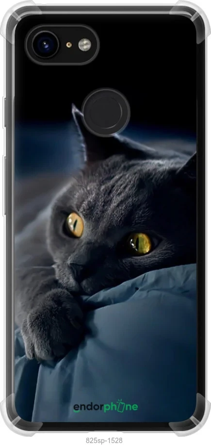 Чохол на Google Pixel 3 Димчастий кіт "825sp-1528-1852"