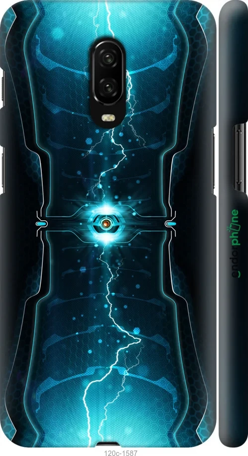 Чохол на OnePlus 6T Блискавки в циліндрі "120m-1587-1852"