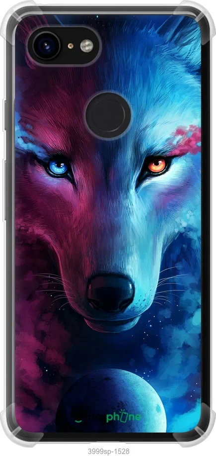Чохол на Google Pixel 3 Арт-вовк "3999sp-1528-1852"