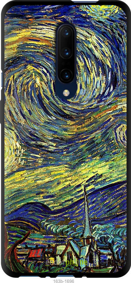 Чохол на OnePlus 7 Pro Вінсент Ван Гог. Зоряна ніч "163b-1696-1852"
