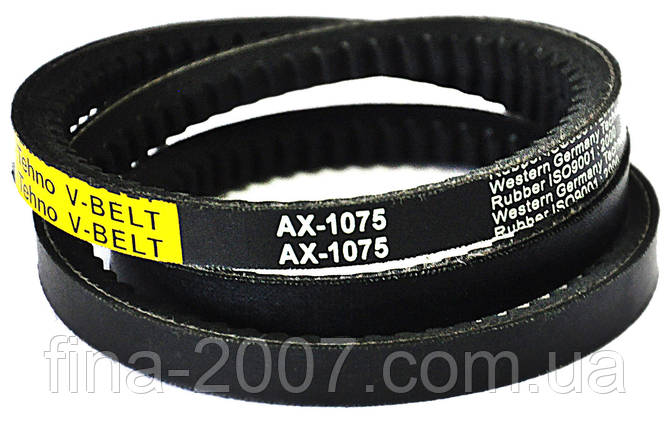 Ремінь А-1075 зубчастий / AX-1075, фото 1