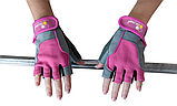 Перчатки Olimp HARDCORE FITNESS ONE Pink розмір XS, фото 2