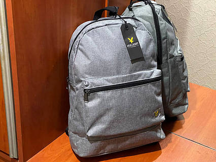 Lyle and scott backpack grey hot sale