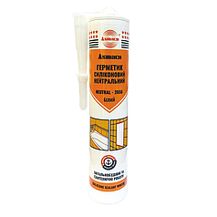 Герметик силіконовий універсальний нейтральний білий 280 мл (320 г) ОАЕ ASMACO (2732581)