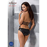 Боді монокіні під латекс Passion Exclusive LAMIS BODY XXL/XXXL, black, Черный - PS24803, фото 4