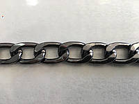 Цепочка алюминиевая черный никель 3.6х23х14.6 мм