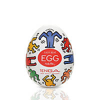 Мастурбатор-яйце Tenga Keith Haring Egg Dance, Прозрачный - SO1702