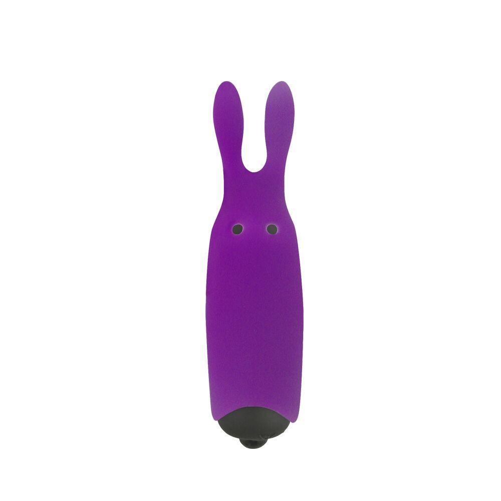 Віброкуля Adrien Lastic Pocket Vibe Rabbit Purple зі стимулювальними вушками, Фиолетовый - AD33483, фото 1