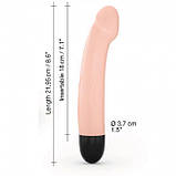 Вібратор Dorcel Real Vibration M Flesh 2.0, діаметр 3,7см, перезаряджається, для точки G - SO3819, фото 3