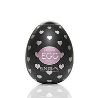 Мастурбатор-яйце Tenga Egg Lovers (сердечки), Прозрачный - EGG-001L