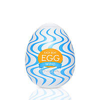 Мастурбатор-яйце Tenga Egg Wind із зиґзаґоподібним рельєфом - SO5494