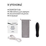 Потужний мінівібратор Svakom Tulip Black - SO6034, фото 6