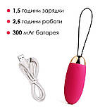 Віброяйце з пультом керування Svakom Elva Plum Red - SO4835, фото 5