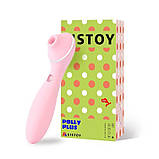 Вакуумний вібратор KISTOY Polly Plus Pink - SO4959, фото 4