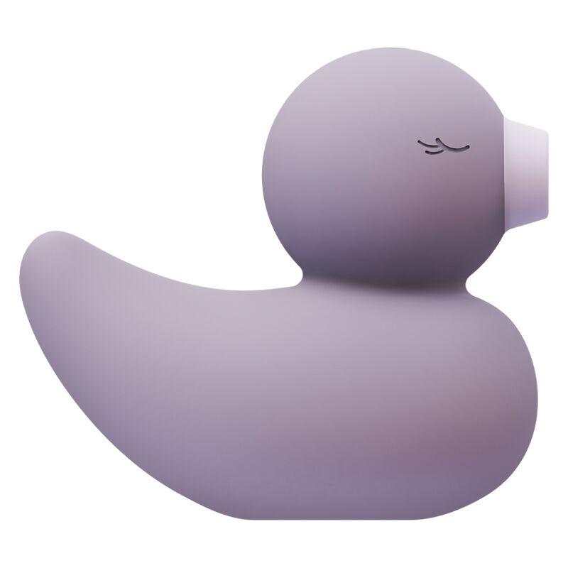 Вакуумний вібратор-качечка CuteVibe Ducky Grey - SO6552, фото 1