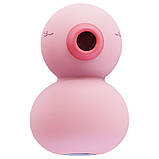 Вакуумний вібратор-качечка CuteVibe Ducky Pink - SO6553, фото 2