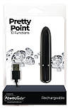 Віброкуля PowerBullet - Pretty Point Rechargeable Bullet Black, Черный - SO5564, фото 6