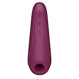 Вакуумний кліторальний стимулятор Satisfyer Curvy 1+ Rose Red з керуванням через інтернет - SO3780, фото 4