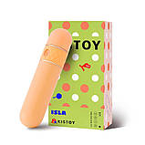 Вакуумний вібратор KISTOY ISLA Orange, Оранжевый - SO6540, фото 7