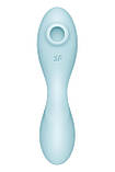 Вакуумний смарт-стимулятор із вібрацією Satisfyer Curvy Trinity 5 (Blue), керування зі смартфона - SO6726, фото 2