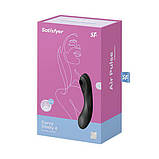 Вакуумний стимулятор з вібрацією Satisfyer Curvy Trinity 4 Black - SO6119, фото 5