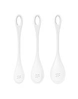 Набір йоні намистин Satisfyer Yoni Power 1 White, діаметр 2-2,5-3см, вага 22-46-74гр - SO6735