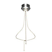 Намисто-комір Bijoux Indiscrets Desir Metallique Collar - Black, Черный - SO2665