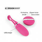 Віброяйце Dorcel Secret Delight Magenta з пультом ДК, з турборежимом і голосовим керуванням - SO3078, фото 4