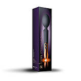 Вібромасажер Rocks Off Oriel Black, водонепроникний, гнучка головка, невеликий та потужний, LED-підс, Черный/золотистый - SO3555, фото 5